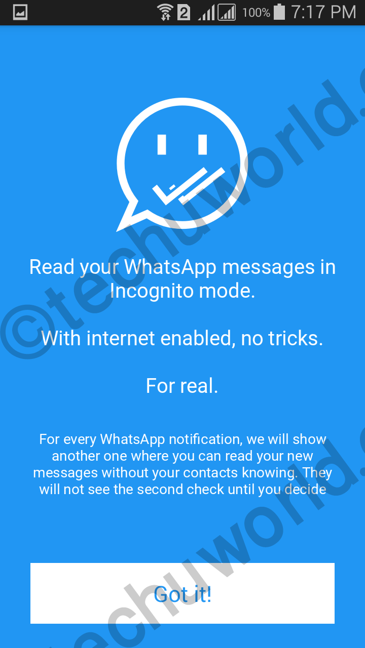 read WhatsApp messages without showing blue tick mark android app(techuworld.com).png