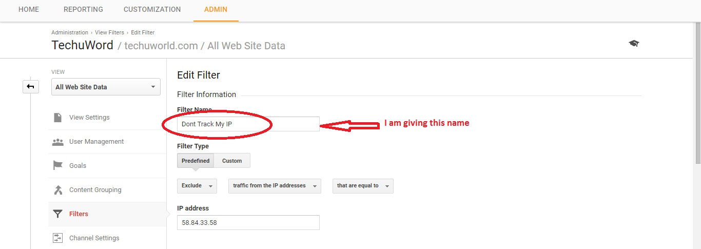 stop google analytics from tracking my visits