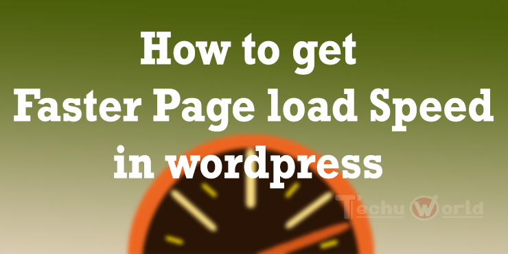 how to get faster page load speed