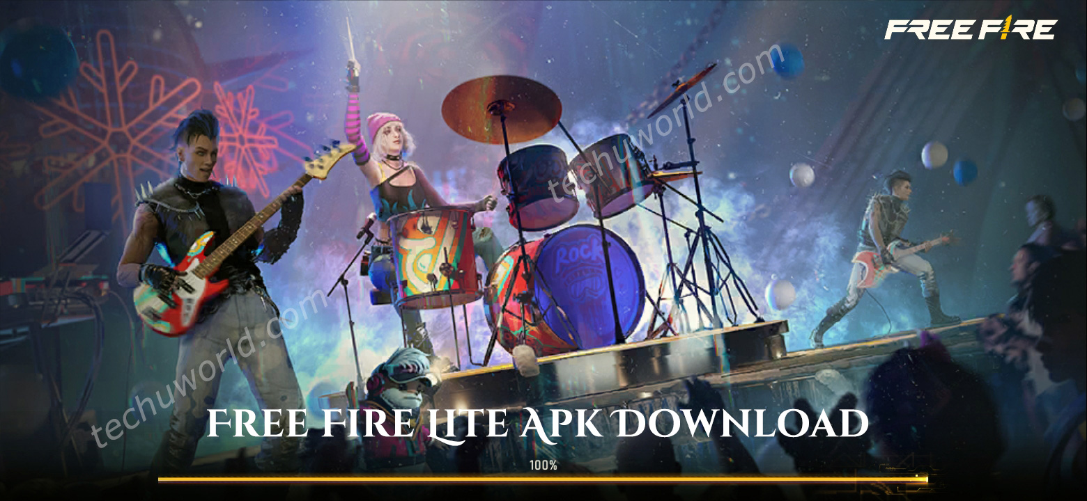 Free Fire lite apk Home screen